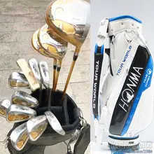 Клюшки для гольфа Хонма S-05 4 звезды Compelete клубный Набор для игры в гольф водитель+ fairway wood+ утюги+ сумка+ клюшки графитовая клюшка для гольфа