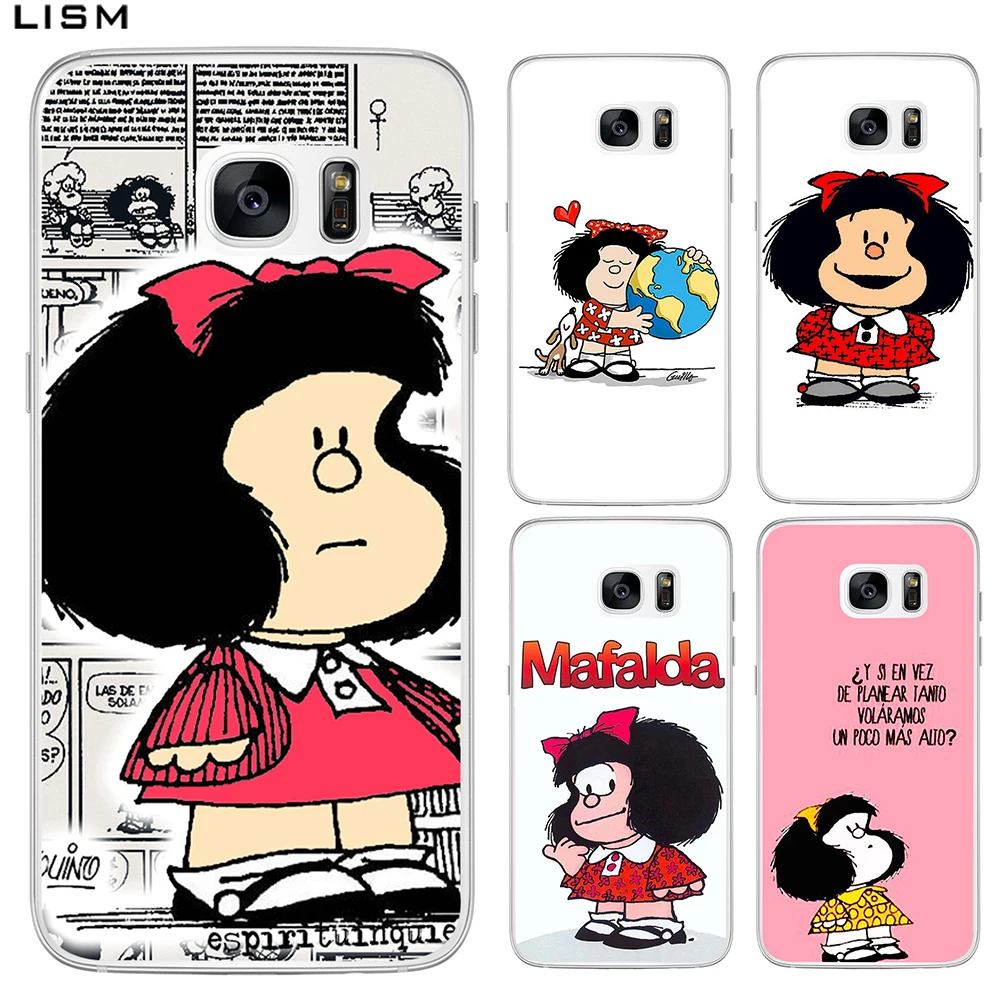LISM Mafalda Hard Case For Samsung Galaxy J3 J5 2015 J7 2016 2017 EU Version Cover | Мобильные телефоны и аксессуары