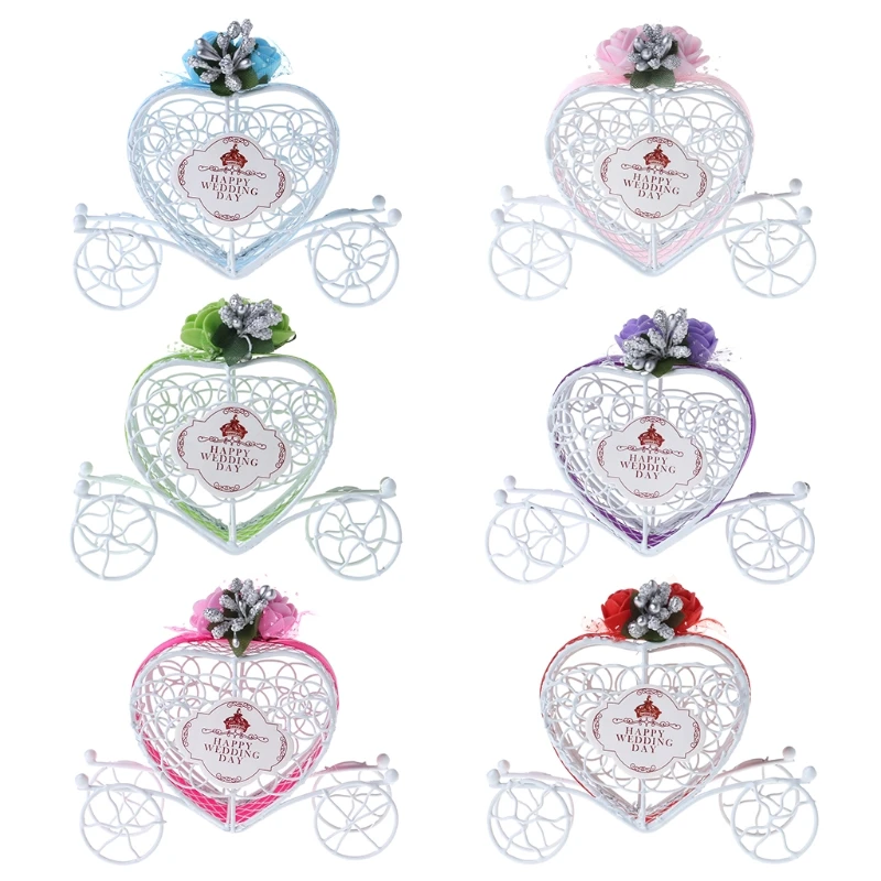 

1PCS Cinderella Carriage Chocolate Candy Box Birthday Wedding Party Favour Decor Gift