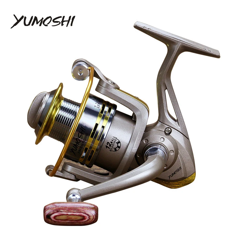 Yumoshi عجلات الأسماك الغزل الصيد بكرة 5.5: 1 12BB 1000-7000 سلسلة بكرة الغزل عجلة pesca البحر روك إغراء الصيد بكرات GS Yumoshi عجلات الأسماك الغزل الصيد بكرة 5.5: 1 12BB 1000-7000 سلسلة بكرة الغزل عجلة pesca البحر روك إغراء الصيد بكرات GS