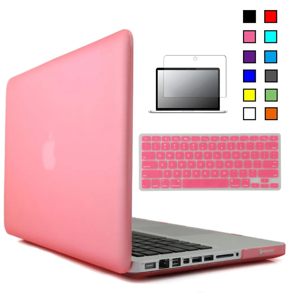 3 в 1 матовый Жесткий Чехол для ноутбука Apple macbook Air Pro retina 11 12 13 15 дюймов протектор для Mac book 11,6 13,3 15,4 Touchbar