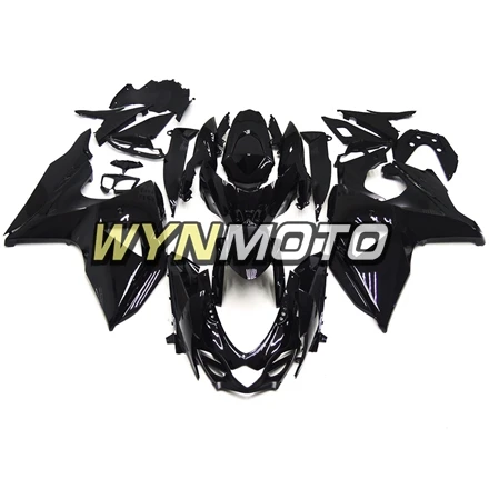 Выполните обтекатели комплект для GSXR1000 09-16 09, 10, 11, 12, 13, 14, 15, 16 лет K9 инъекции обтекатели ABS пластик Кузов глянцевый черный капот
