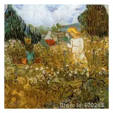 Современного искусства картины маслом Маргарита гаше данс сын Jardin Винсент Ван Гог размножение холсте Ручная роспись высокое качество
