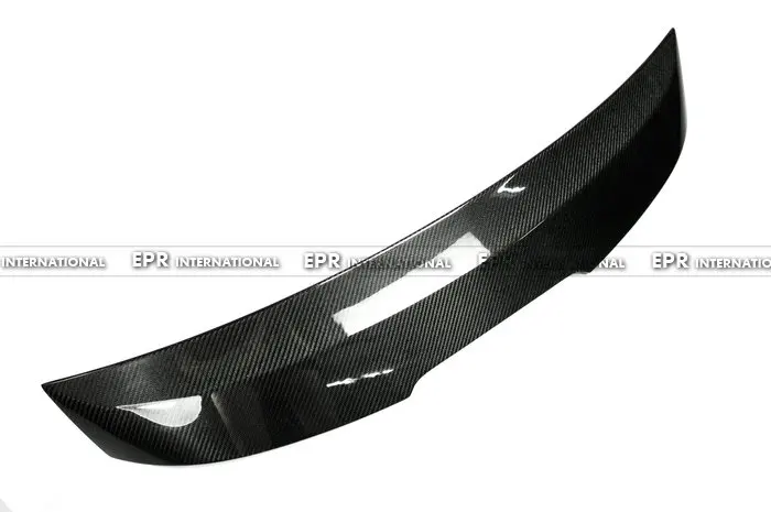 

Car-styling For Hyundai Veloster Turbo Carbon Fiber OEM Rear Spoiler (With OEM Brake light slot) Fibre Trunk Wing Lip Splitter