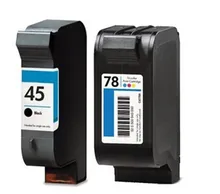 1 Satz kompatibel für HP 45 C51645A 78 C6578D Tintenpatrone für Kleidungsstück CAD Plotter Tinte Jet Drucker Freies Verschiffen heißer Verkauf