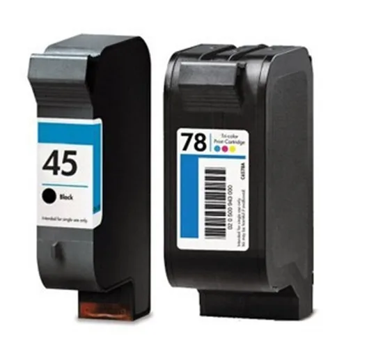 

Hisaint Compatible for HP 45 C51645A for HP 78 C6578D ink cartridge for Garment CAD plotter ink jet printer free shipping