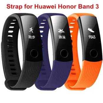 

Straps for Huawei Honor Band 3 Sports Silicone Watch Band Replacement Wristband Strap For Huawei Honor Band 3 Bracelet Bands