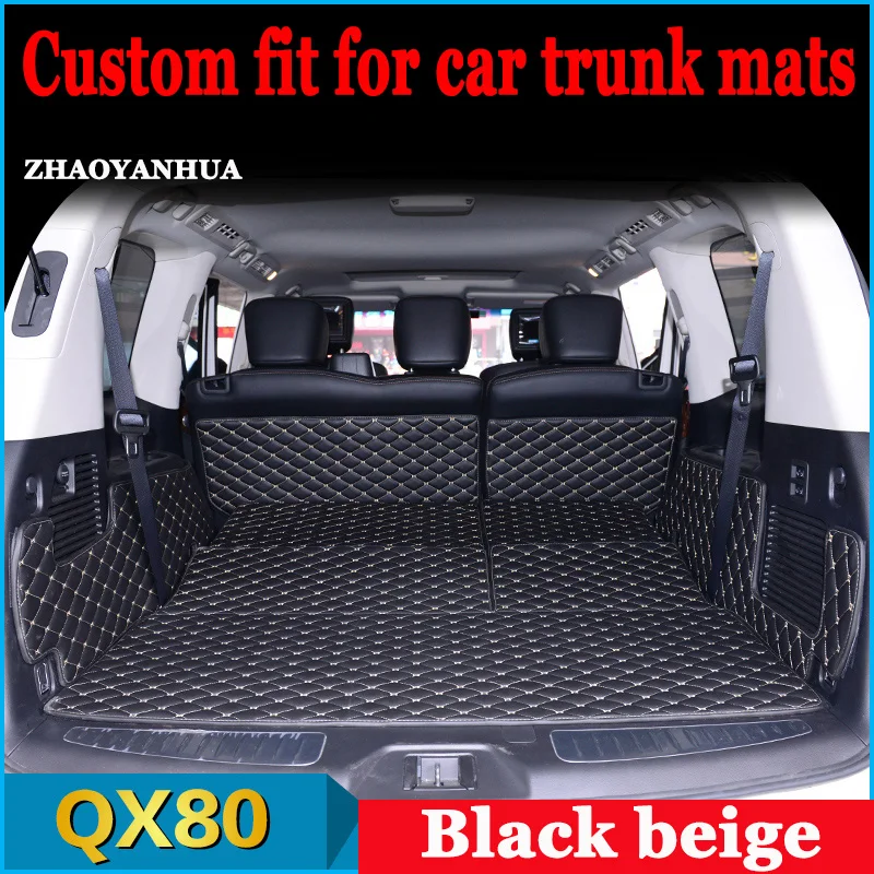 Zhaoyanhua Custom Fit Car Trunk Mats For Infiniti Qx56 Qx80 Foot