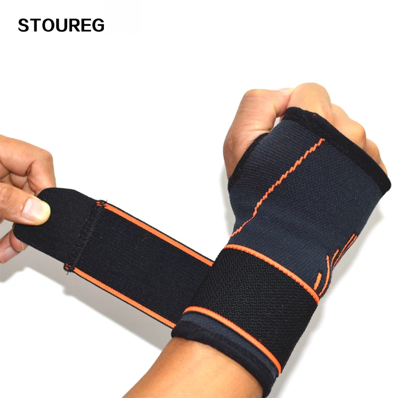 

1Pcs Adjustable Elastic Wrist Support Sport Safety Gym Wrist Band Sweatband Wrist Boxing Hand Palm Wraps Self-adhesive Bandage