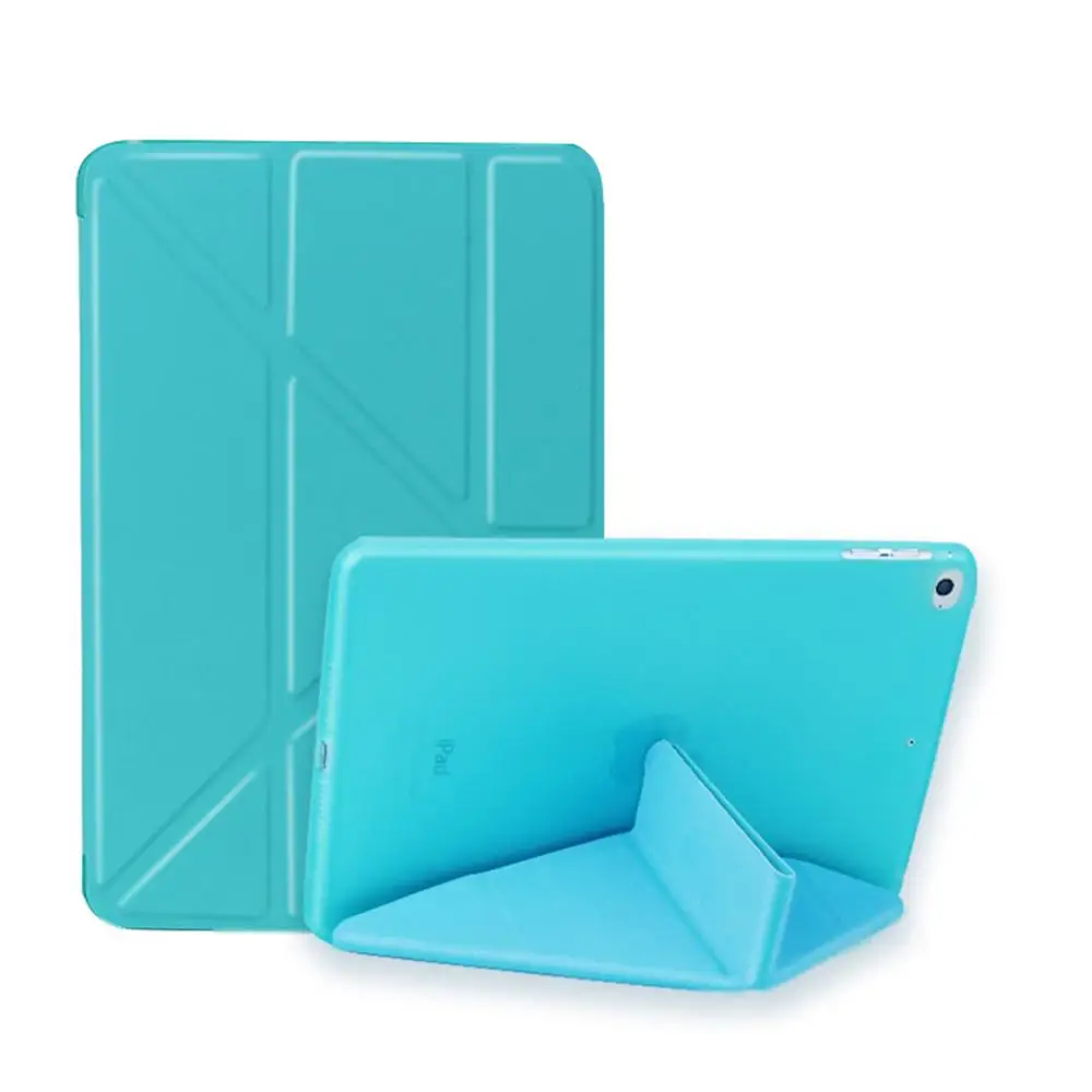 Чехол для iPad Mini 5 два типа складной Стенд авто сна/Пробуждение Смарт-Чехол для нового iPad Mini 5 PU+ PC жесткий чехол