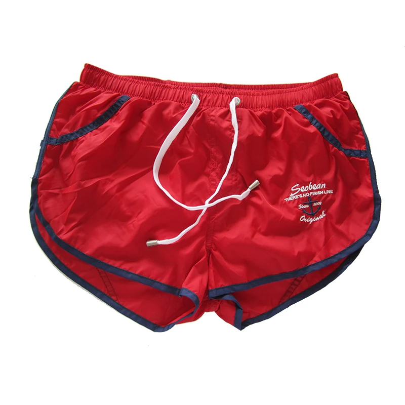 

SEOBEAN Brand Running Shorts Men Gym Exercise Workout Training Athletic Sport Shorts Fitness Beach Short Bermuda Homens