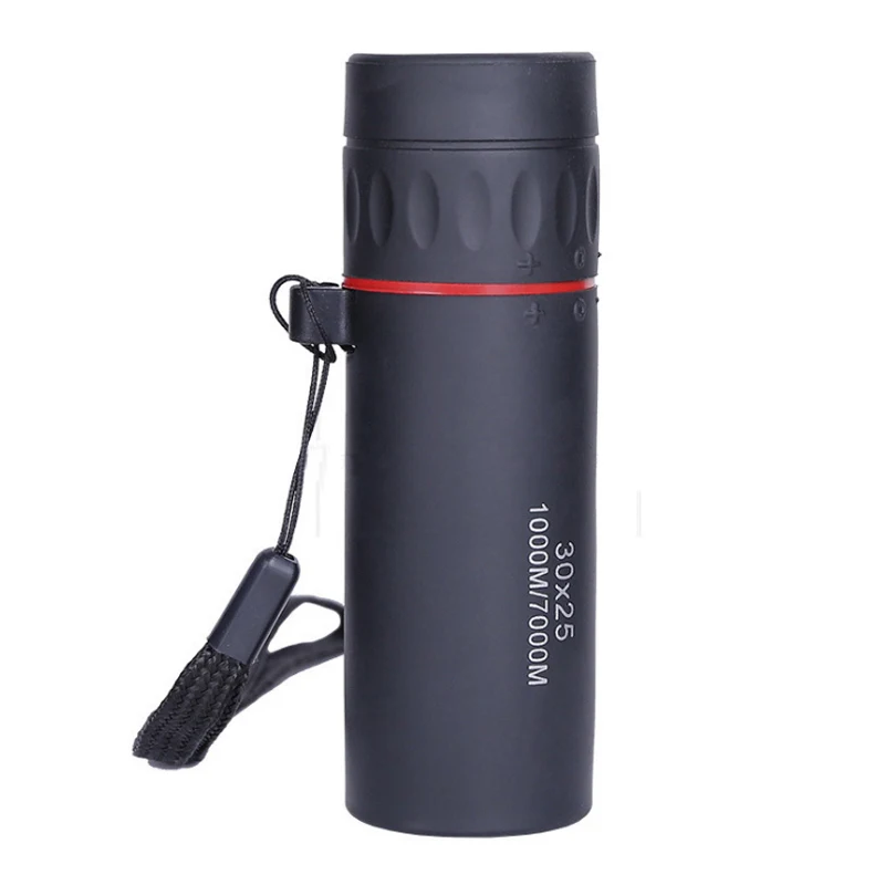 

30X25 HD Optical Monocular Low Night Vision Waterproof Mini Portable Focus Telescope 10X Scope for Travel Hunting