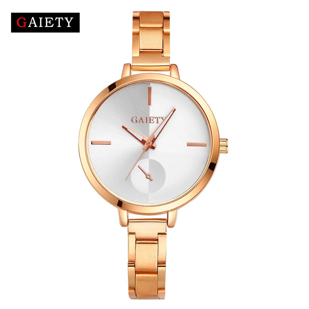 

Luxury Brand Rose Gold Women Watch Fashion Casual Minimalist Dial Laides Dress Wristwatch Stainless Steel Belt Quartz Watch #B
