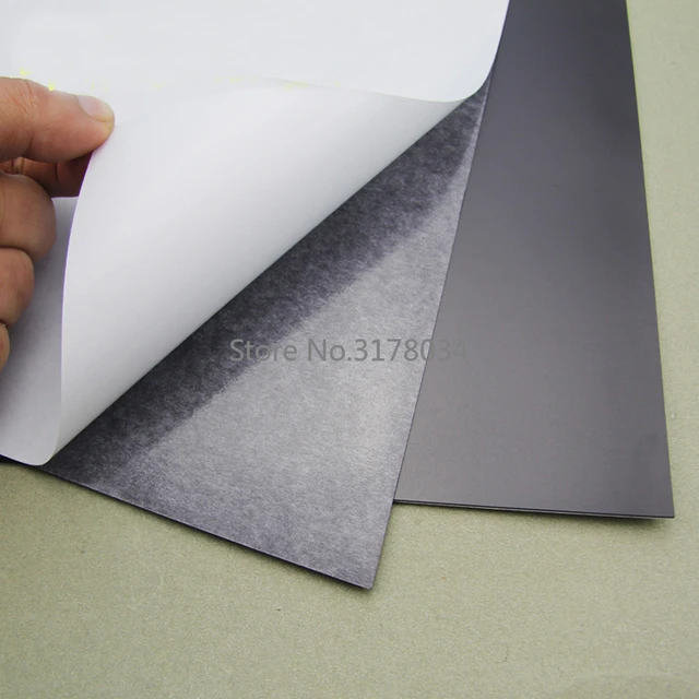 1PC 8 Color Rubber Magnetic Flexible Magnetic Sheet A4 Size 0.5mm Paper  Magnetic Stickers Fridge