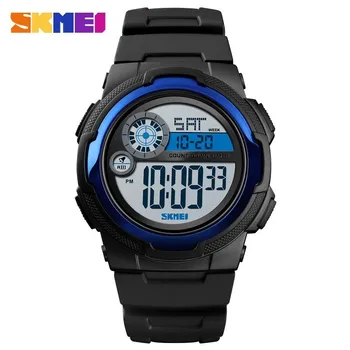 

SKEMI Fashion Luxury Brand Men Sports Watches Men's Digital LED Digital Clock Men Watches Waterproof Military Wrist Watch 1437
