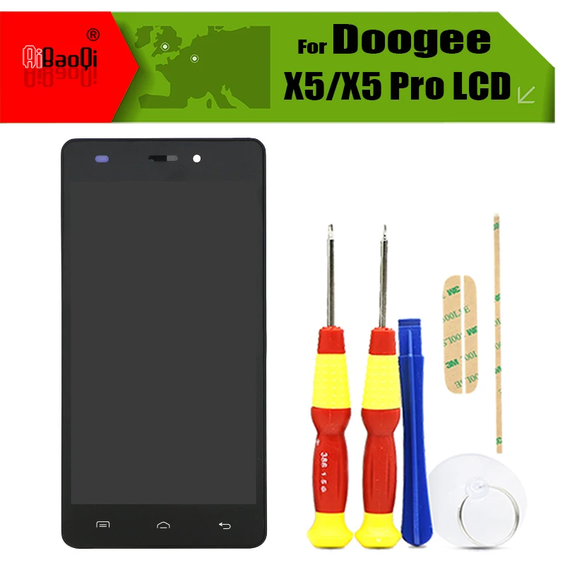 

New Original 5.0 inch Touch Screen+1280X720 LCD Display+Frame Assembly Replacement For Doogee X5/X5 Pro Android 6.0