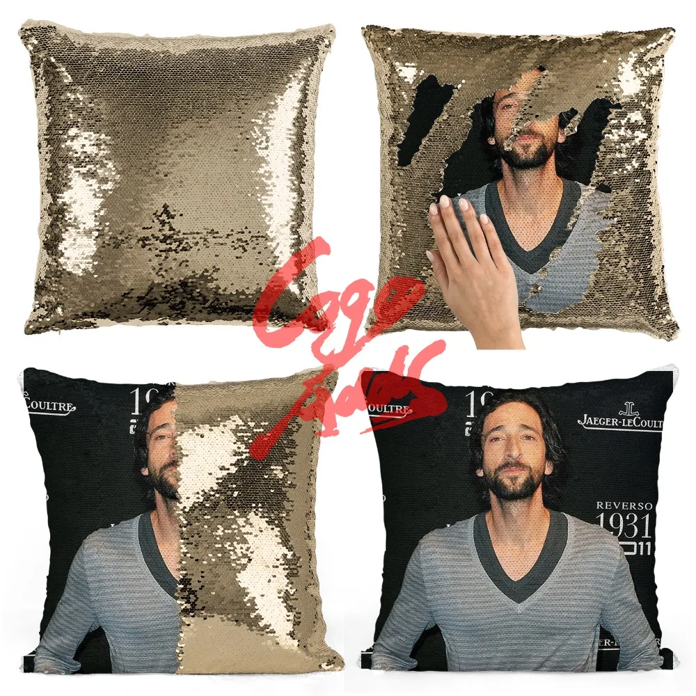 Adrien Броды для свадьбы День рождения фото подушка со стразами чехол Non сплетенный