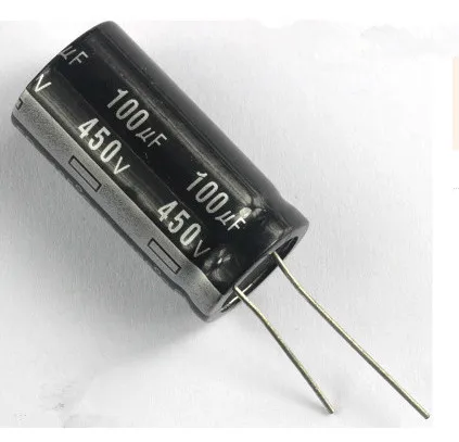 

Free Shipping 100pcs 450V100uF 100UF 450V 18mmx35mm Electrolytic capacitors new products and ROHS