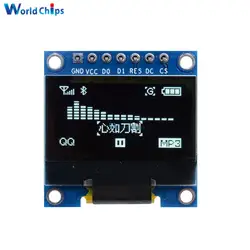 0.96 "0.96 дюймов 128x64 белый Цвет OLED Дисплей модуль для Arduino I2C/IIC/TWI ssd1306 связь DC 3 В-5 В SPI Последовательный модуль