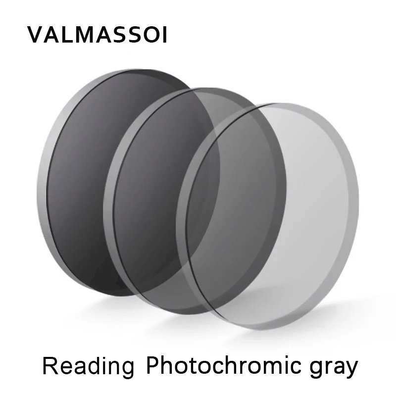 photochromic grey lenses spectacle clear hyperopia resbyopia prescription optical lenses eye 