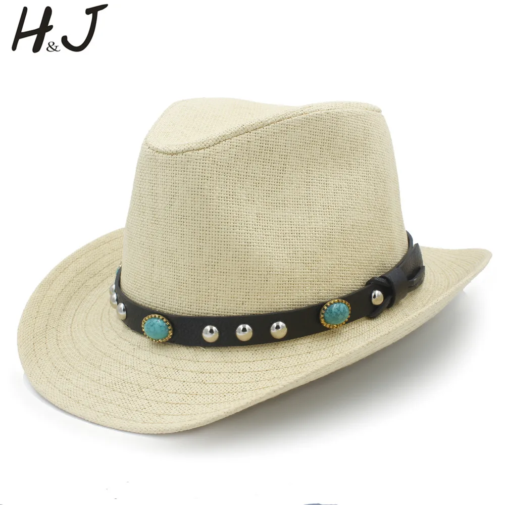 Aliexpress.com : Buy Fashion Women Men Western Cowboy Hat Lady Cowgirl ...