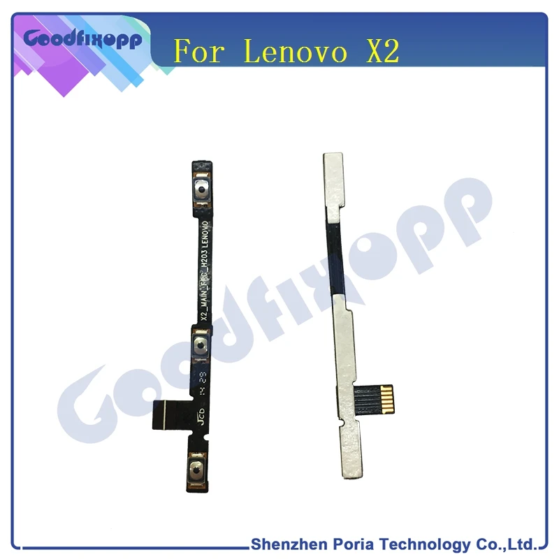 LEN042 Original 100% tested For Lenovo X2 Power on off Volume Button Up Down Key Flex Cable Ribbon Replacement Parts free shipping(1)