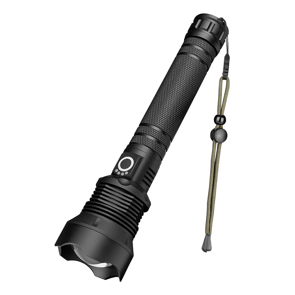 

1 Pcs LED Flashlight Torch Aluminum Alloy Waterproof Zoomable for Outdoor Camping QJ888
