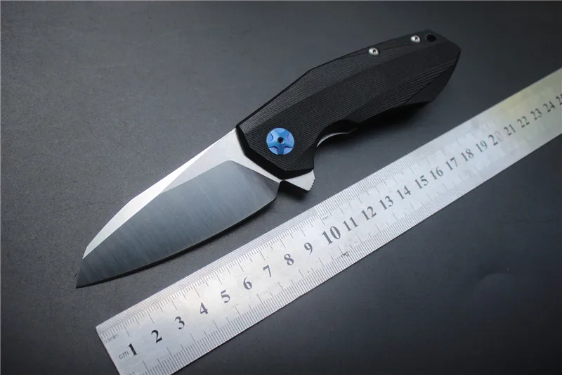 MIKER Новый OEM ZT0456 Флиппер складной нож подшипник D2 лезвие G10 ручкой, предназначен для отдыха на природе или выживания в диких условиях