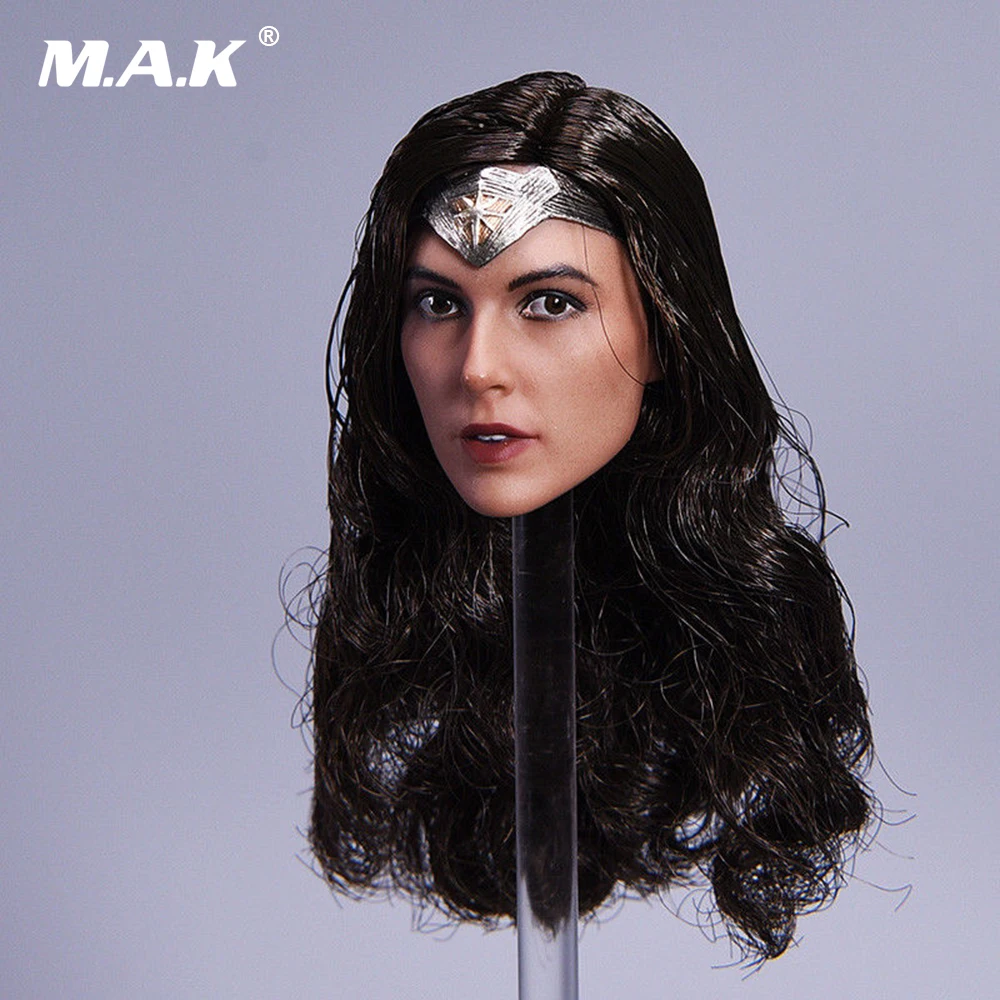 

1/6 Wonder Woman Gal Gadot Head Carved Movie Actress Head Model Strabismus Ver. F TBL Body