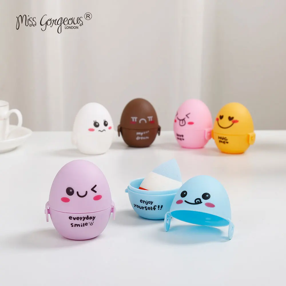  Miss Gorgeous 1pc Empty Comestics Puff Case Cover Portable Puff Holder Protector Sponge Puff Drying