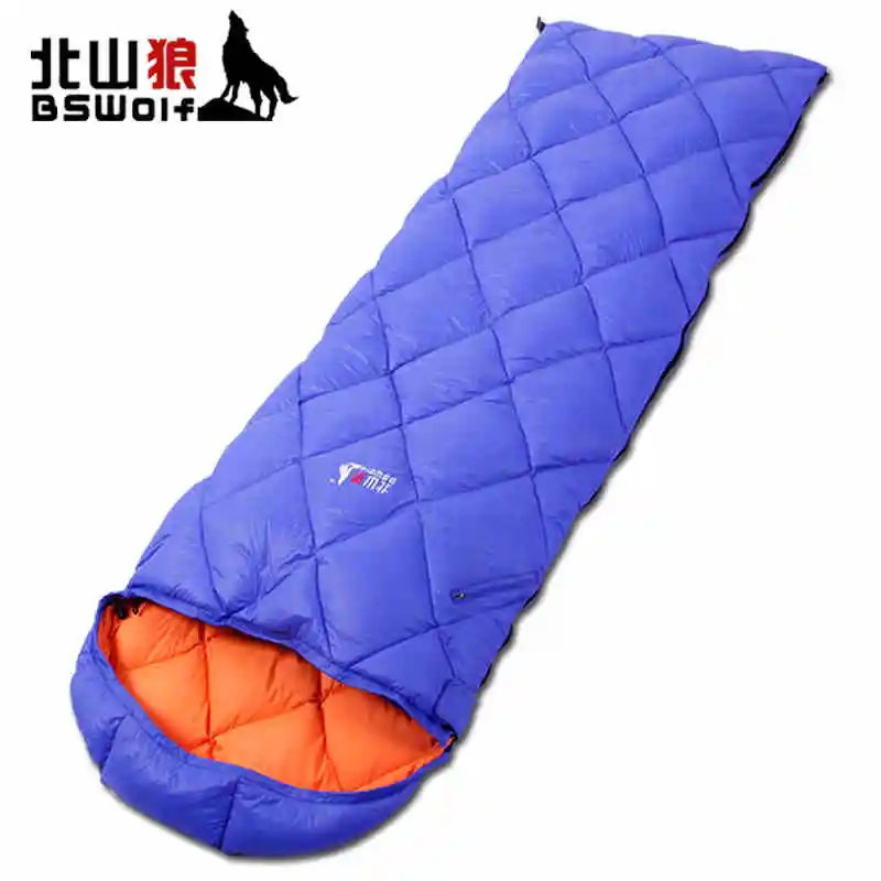 

Broadened Thickening Hooded Outdoor Duck down Ultra-light Winter Thermal Camping Sleeping Bag Winter Sleep Bag