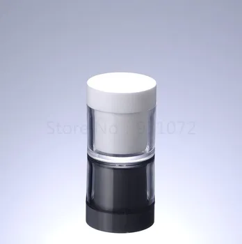 

2018 New 100pcs 50G transparent inner gallbladder cream, white flat cover, cosmetic packing bottle