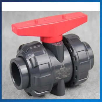 

UPVC Double Consists Ball Valve Plastic Live Ball Valve