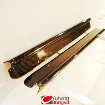 

Car Styling Carbon Fiber 2pcs Door Sill/Plate 1Pair For 200SX S15 Silvia CF