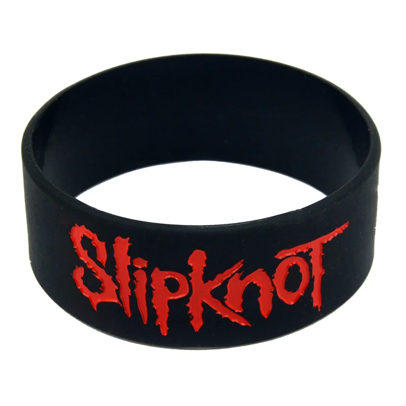 

1PC Debossed Slipknot Silicone Bracelet for Music Concer