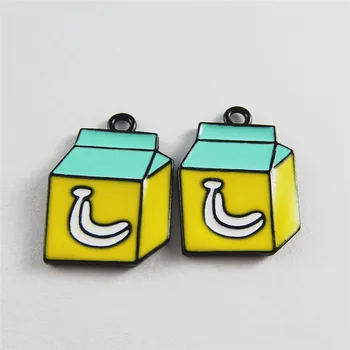 

5PCS Colorful Small Enamel Colorful Square Cake Charms Handmade Crafts Accessory Jewelry Making Hanging Art Finding Wholesale