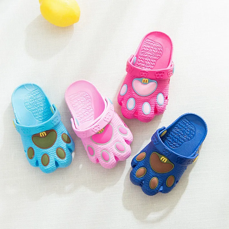 

Summer Baby Girl Casual Cartoon Sandals Summer Kid's Cute Garden Shoes Cartoon Closed-Toe Sandals Children Beach Slipper