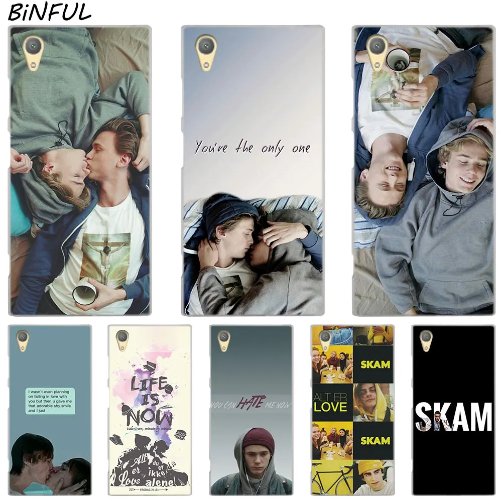Прозрачный чехол Tv Skam Isak Even Lisa Teige для Sony Xperia Z3 Z5 Premium M4 Aqua M5 X XA XA1 C4 C5 E4 E5 XZ XZ2 Compact Plus |