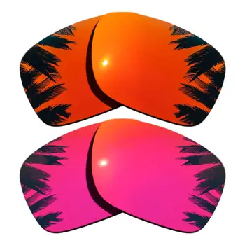 

Midnight Sun Mirrored&Orange Red Mirrored Polarized Replacement Lenses for Holbrook Frame 100% UVA & UVB
