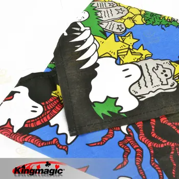 

1 Pcs Ghost Handkerchief King Magic Props Fuuny Magician Toys Magia Tirkcs Interesting Gimmicks Teaching Video