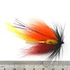 MNFT 4PCS/Lot Grizzly Tube Blood Orange Feather Fishing Flies Fishing Dry Fly Lures For Carp Bait Artificial ► Photo 3/4