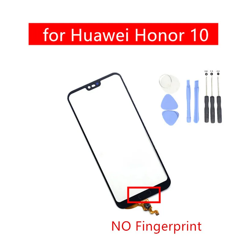 

for Huawei Honor 10 Touch Screen Glass Panel Digitizer Sensor Touchpad Front Glass Panel Repair Spare Parts for Huawei Honor 10