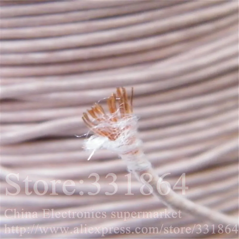 0.07X80 strands,(10m /pc) Mine antenna Litz wire,Multi strand polyester silk envelope braided