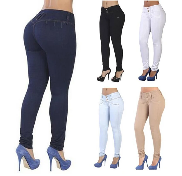 Брюки Стрейч Женские С Высокой Талией Купить