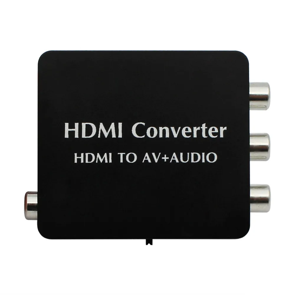 New HDMI2AV HDMI to AV + Audio Converter Support SPDIF Coaxial Audio NTSC PAL CVBS Composite Video & FL/FR Stereo Audio Signal New HDMI2AV HDMI to AV + Audio Converter Support SPDIF Coaxial Audio NTSC PAL CVBS Composite Video & FL/FR Stereo Audio Signal