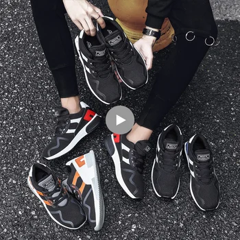 

TKN 2019 Men Sneakers Running Shoes Breathable Mesh Running Shoe Mans Walking Shoes Jogging Running Drop training Sneakers 202