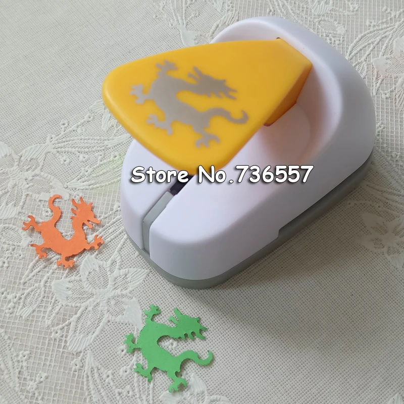 

Free Shipping M size Dragon shaped save power paper/eva foam craft punch Scrapbook Handmade puncher DIY animal hole punches