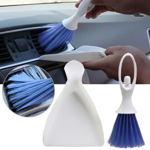 

Useful Car Dashboard Vent Cleaner Tool Keyboard&Air Outlet Armrest Brush Dustpan
