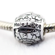 Бусины для самостоятельного изготовления ювелирных изделий из стерлингового серебра-Ювелирный клуб Шарм Подвески Серебро 925 Berloque Perles Шарм