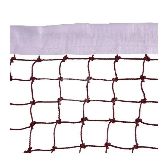 Профессиональная тренировочная стандартная плетеная сетка для бадминтона 6,0 м x 0,75 м Белый Подол